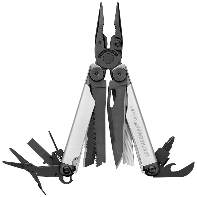 Мультитул LEATHERMAN WAVE PLUS BLACK & SILVER 832622